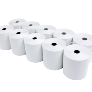 Rollos Termicos, 80 x 80 mm paq 10 Pz
